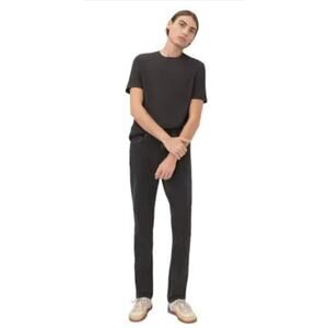EVERLANE jeans Mens 30x32 The Slim 4-Way Stretch Organic Uniform black NEW EMO